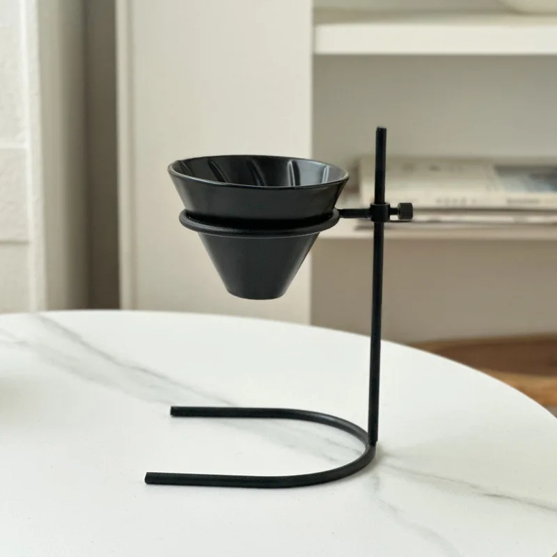 Home Cooking Delivery - Verstellbarer Tropffilterhalter, Kaffee-Handfilterhalter, Keramik-Filterbecher, Kaffee-Handfilter-Set, Haushalts-Kaffeeutensilien