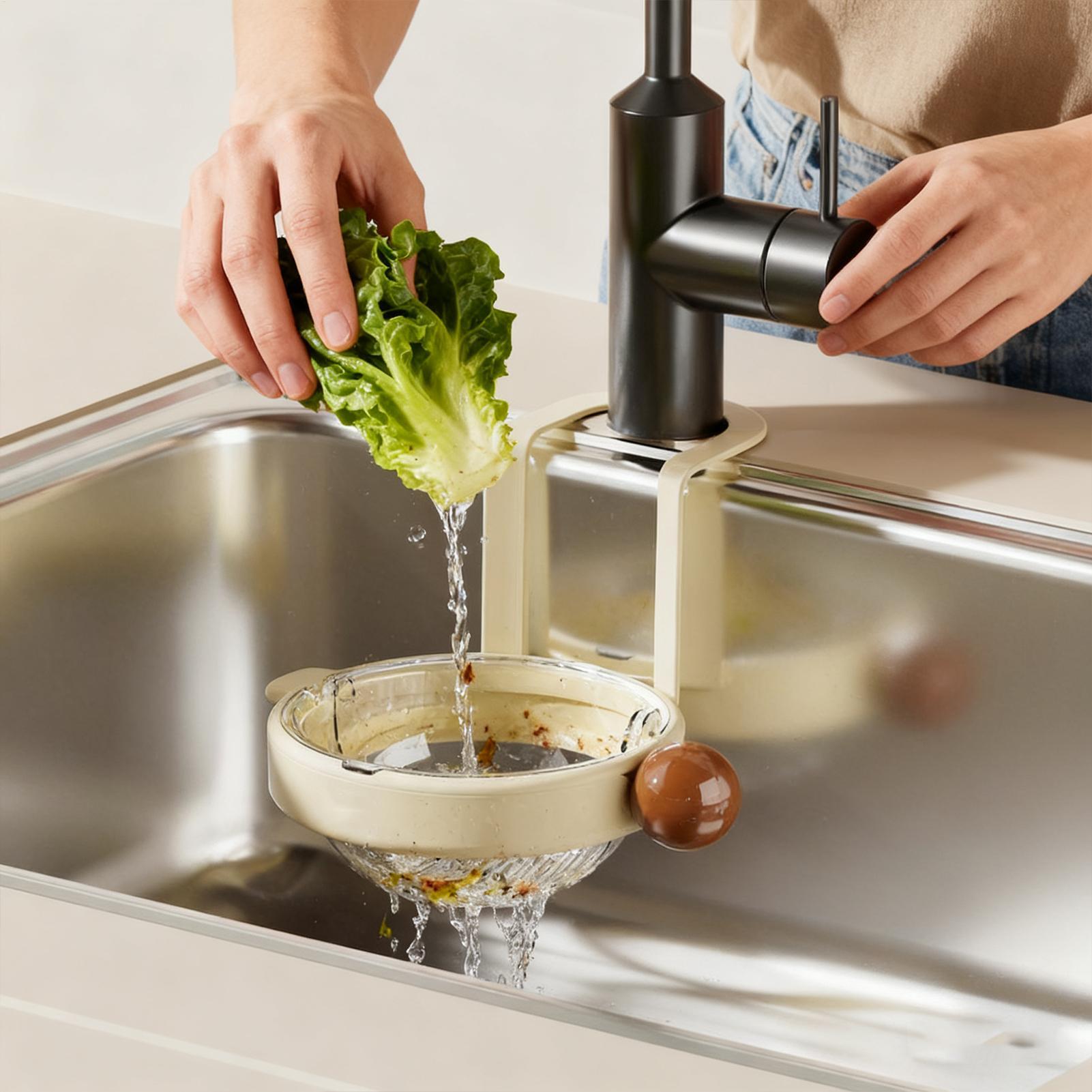 Home Cooking Meal - Waschbecken-Abflusskorb, Küche, automatischer Dumpfilter, Küchenspüle, Lebensmittelfänger