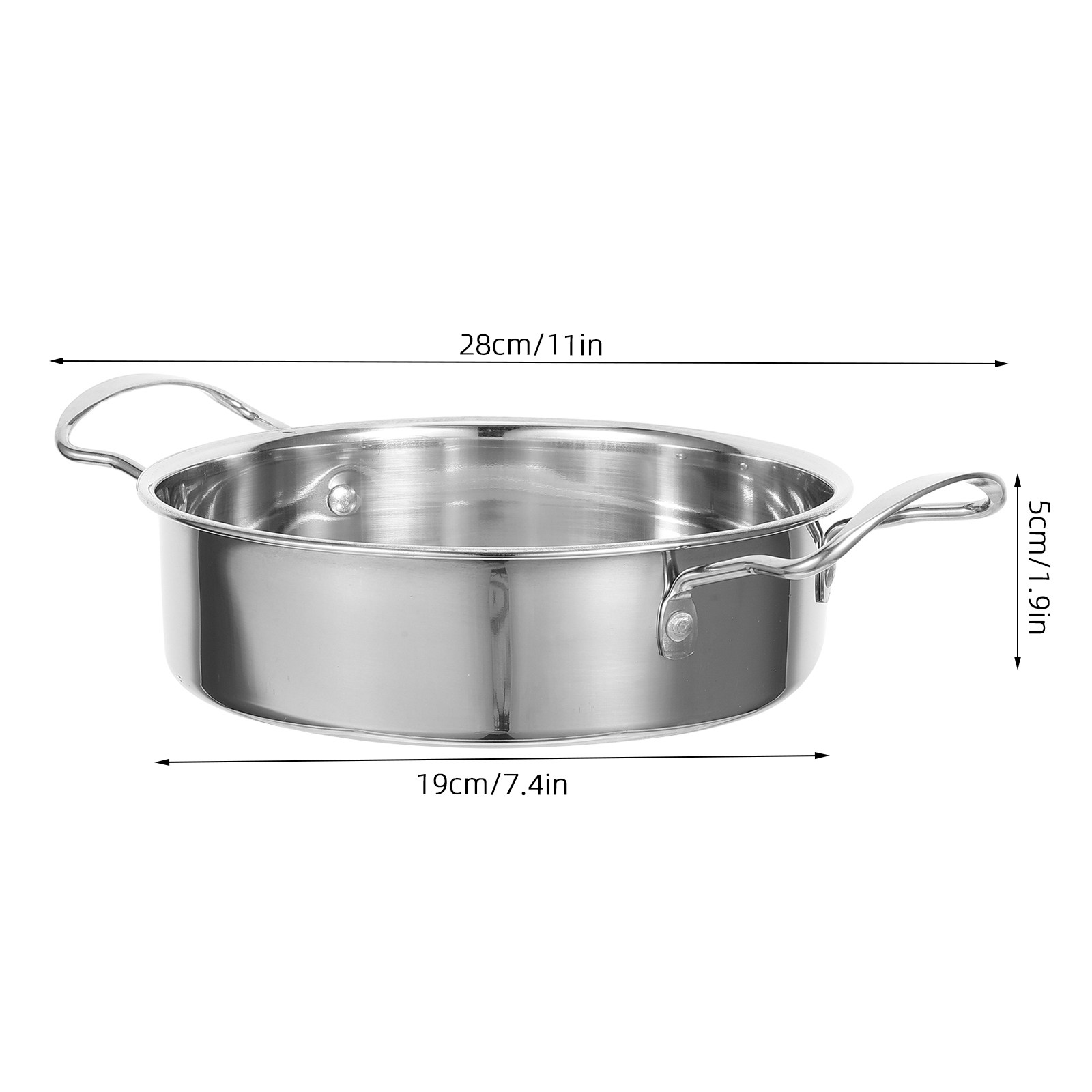 7,5 Zoll Edelstahl-Paellapfann – Home Cooking Meal Bewertung und Preis
