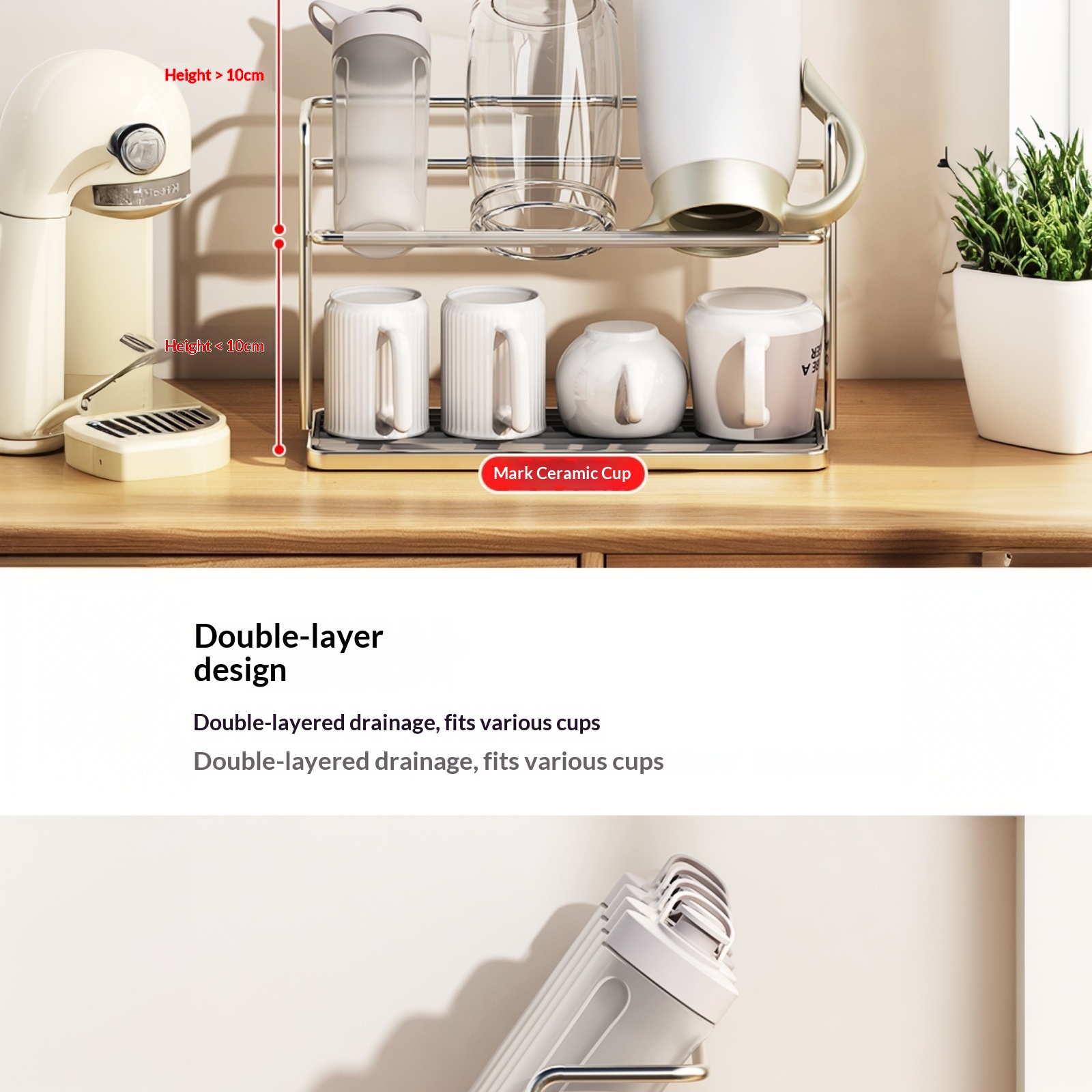 Tassenaufbewahrungsregal für d – Home Cooking Delivery Bewertung und Preis