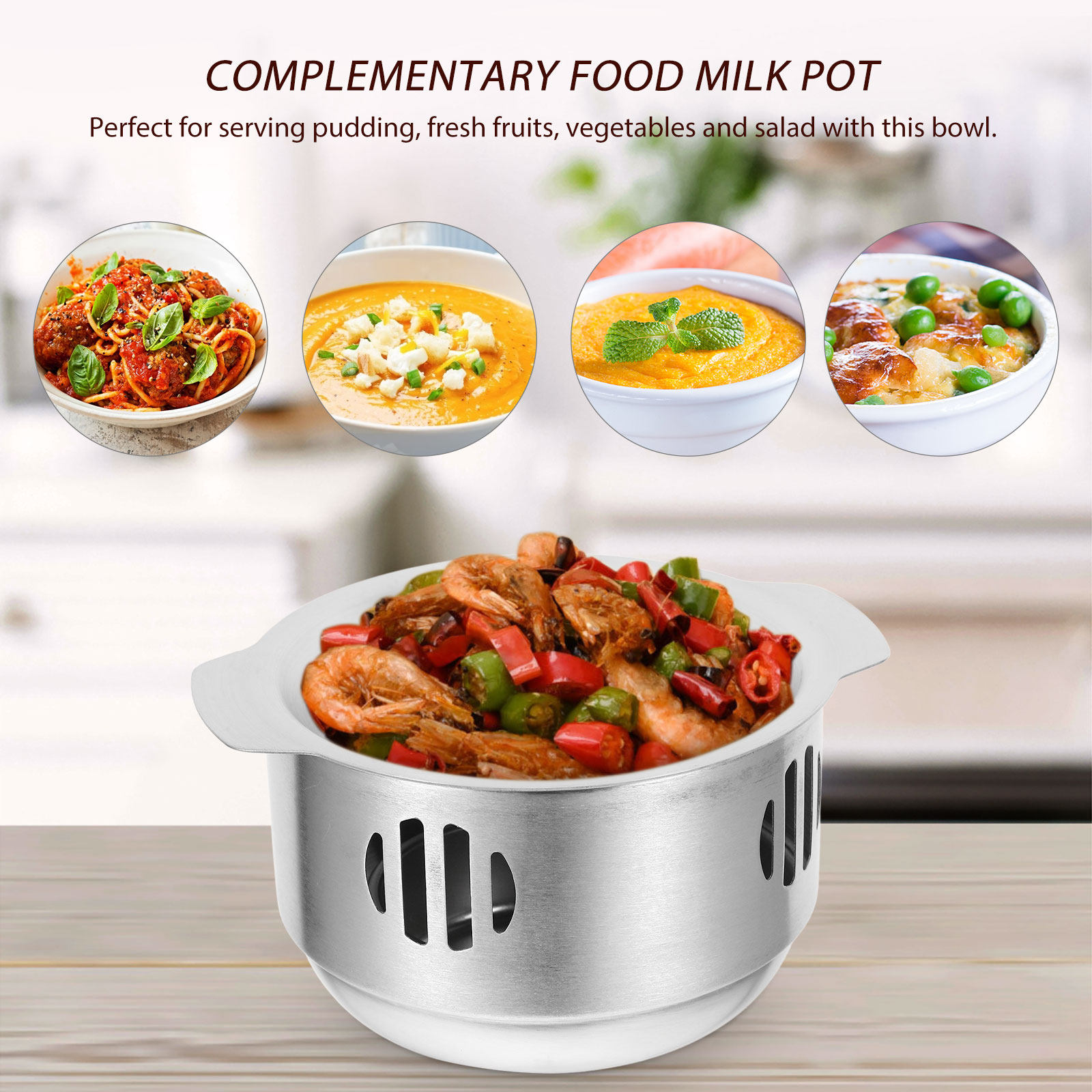 1 Set Speisenwärmer mit Kochfe – Home Cooking Fast Foods Bewertung und Preis