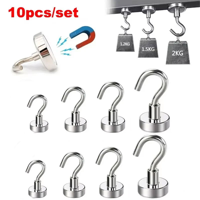 10PCS Starke Magnet Haken Mehr – Home Cooking Delivery Bewertung und Preis