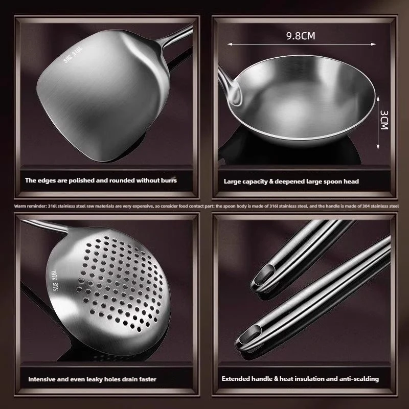 Lebensmittelechter Edelstahl W – Home Cooking Utensil Set Bewertung und Preis